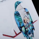 Maxbell Guitar Head Sticker Guitar Face sticker for Folk Electric Guitar Bird