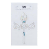 Maxbell Guitar Head Sticker Guitar Face sticker for Folk Electric Guitar Torch