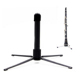 Maxbell Foldable Flute Clarinet Compact Stand Holder Portable for Flute Clarinet