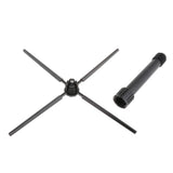 Maxbell Foldable Flute Clarinet Compact Stand Holder Portable for Flute Clarinet