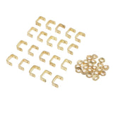 Maxbell 20pcs Trombone Water Key Valve Accessories Drain Valves Mount Base