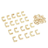 Maxbell 20pcs Trombone Water Key Valve Accessories Drain Valves Mount Base