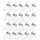 Maxbell 20Pcs Trombone Water Key/ Spit Valve Spring Steel Silver for Trombone Parts