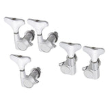 Maxbell 5Pcs String Tuning Pegs Machine Heads for Electric Bass 2L3R