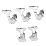 Maxbell 5Pcs String Tuning Pegs Machine Heads for Electric Bass 2L3R