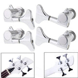 Maxbell 5Pcs String Tuning Pegs Machine Heads for Electric Bass 2L3R