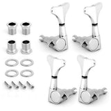 Maxbell 5Pcs String Tuning Pegs Machine Heads for Electric Bass 2L3R