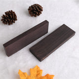 Maxbell 2 Pieces Ebony Wood Blank Lumber for Musical Instrument Luthier Supplies