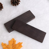 Maxbell 2 Pieces Ebony Wood Blank Lumber for Musical Instrument Luthier Supplies