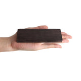 Maxbell 2 Pieces Ebony Wood Blank Lumber for Musical Instrument Luthier Supplies