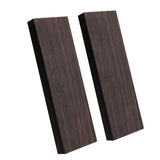 Maxbell 2 Pieces Ebony Wood Blank Lumber for Musical Instrument Luthier Supplies