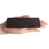 Maxbell 2 Pieces Ebony Wood Blank Lumber for Musical Instrument Luthier Supplies
