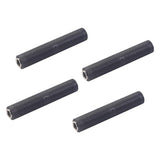 Maxbell 4pcs Guitar Microphone Audio Converter Coupler 1/4in Extender Connector