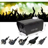 Maxbell 500W Fog Smoke Machine RGB 3 in 1 LED Light Stage Effect Wireless Remote