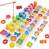 Maxbell Math Toys Counting Board Digital Shape Pairing Preschool Learning For Kids