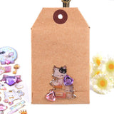 Maxbell 12 Sheets Scrapbooking Stickers Crystal Decorative Transparent DIY Craft