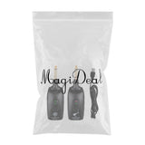 Maxbell 2.4GHZ Wireless Guitar System Transmitter Receiver Pickup Amplifier Black