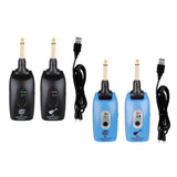 Maxbell 2.4GHZ Wireless Guitar System Transmitter Receiver Pickup Amplifier Black
