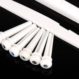 Maxbell Classical Guitar Bridge Saddle Cattle Bone 6 String Slotted Nut New