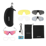 Maxbell Men Cycling Glasses Bike Bicycle Eyewear Sports Polarized Sunglasses Style4