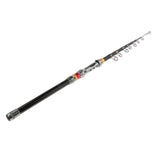 Maxbell Carbon Fiber Telescopic Fishing Rod Super Strong Sea Spinning Hand Pole 2.7m