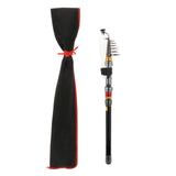 Maxbell Carbon Fiber Telescopic Fishing Rod Super Strong Sea Spinning Hand Pole 2.7m