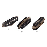 Maxbell Prebuilt Constructed Neck Middle Bridage Pickup Alnico Rod Magnets for ST