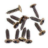 Maxbell 50x Pickguard Mounting Screws for ST SQ Replacement Parts Bronze 3x12mm
