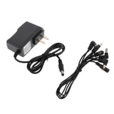 Maxbell Guitar Effector Power Supply Adapter US Plug With 1 to 5 Way Splitter Cable
