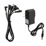 Maxbell Guitar Effector Power Supply Adapter US Plug With 1 to 5 Way Splitter Cable
