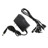 Maxbell Guitar Effector Power Supply Adapter US Plug With 1 to 5 Way Splitter Cable