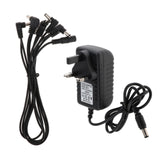 Maxbell 9V AC/DC Guitar Effect Power Adapter Charger w/ 1 to 5 Way Cable Cords