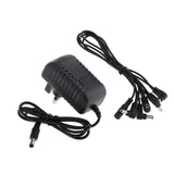 Maxbell 9V AC/DC Guitar Effect Power Adapter Charger w/ 1 to 5 Way Cable Cords