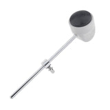 Maxbell Drum Kick Beater Head Stainless Steel Drum Pedal Beater Parts Silicone Gray