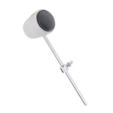 Maxbell Drum Kick Beater Head Stainless Steel Drum Pedal Beater Parts Silicone Gray