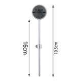 Maxbell Drum Kick Beater Head Stainless Steel Drum Pedal Beater Parts Silicone Gray