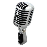 Maxbell Classic Vintage Dynamic Vocal Microphone for Live Stage Karaoke  Silver