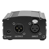 Maxbell 48V Phantom Power Supply XLR 3 Pin Microphone Cable for Microphone Recording