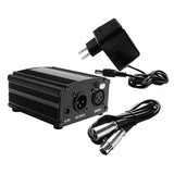 Maxbell 48V Phantom Power Supply XLR 3 Pin Microphone Cable for Microphone Recording