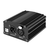Maxbell 48V Phantom Power Supply XLR 3 Pin Microphone Cable for Microphone Recording