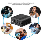 Maxbell 48V Phantom Power Supply XLR 3 Pin Microphone Cable for Microphone Recording
