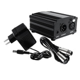 Maxbell 48V Phantom Power Supply XLR 3 Pin Microphone Cable for Microphone Recording