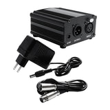 Maxbell 48V Phantom Power Supply XLR 3 Pin Microphone Cable for Microphone Recording