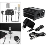 Maxbell 48V Phantom Power Supply XLR 3 Pin Microphone Cable for Microphone Recording