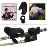Maxbell Violin Bow Grip Correcting Hold for 2/4 3/4 Violin Viola Training Black