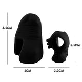 Maxbell Violin Bow Grip Correcting Hold for 2/4 3/4 Violin Viola Training Black