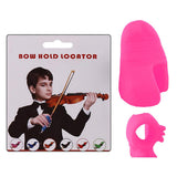 Maxbell Violin Bow Grip Correcting Hold for 2/4 3/4 Violin Viola Training Rose Red