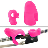 Maxbell Violin Bow Grip Correcting Hold for 2/4 3/4 Violin Viola Training Rose Red