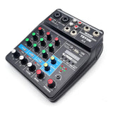 Maxbell Portable 4 Channel Digital Sound Mixing Console 48V Amplifier