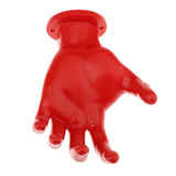 Maxbell 3D Guitar Holder Bracket Instrument Stand Rack Acoustic Studio Decoration red left